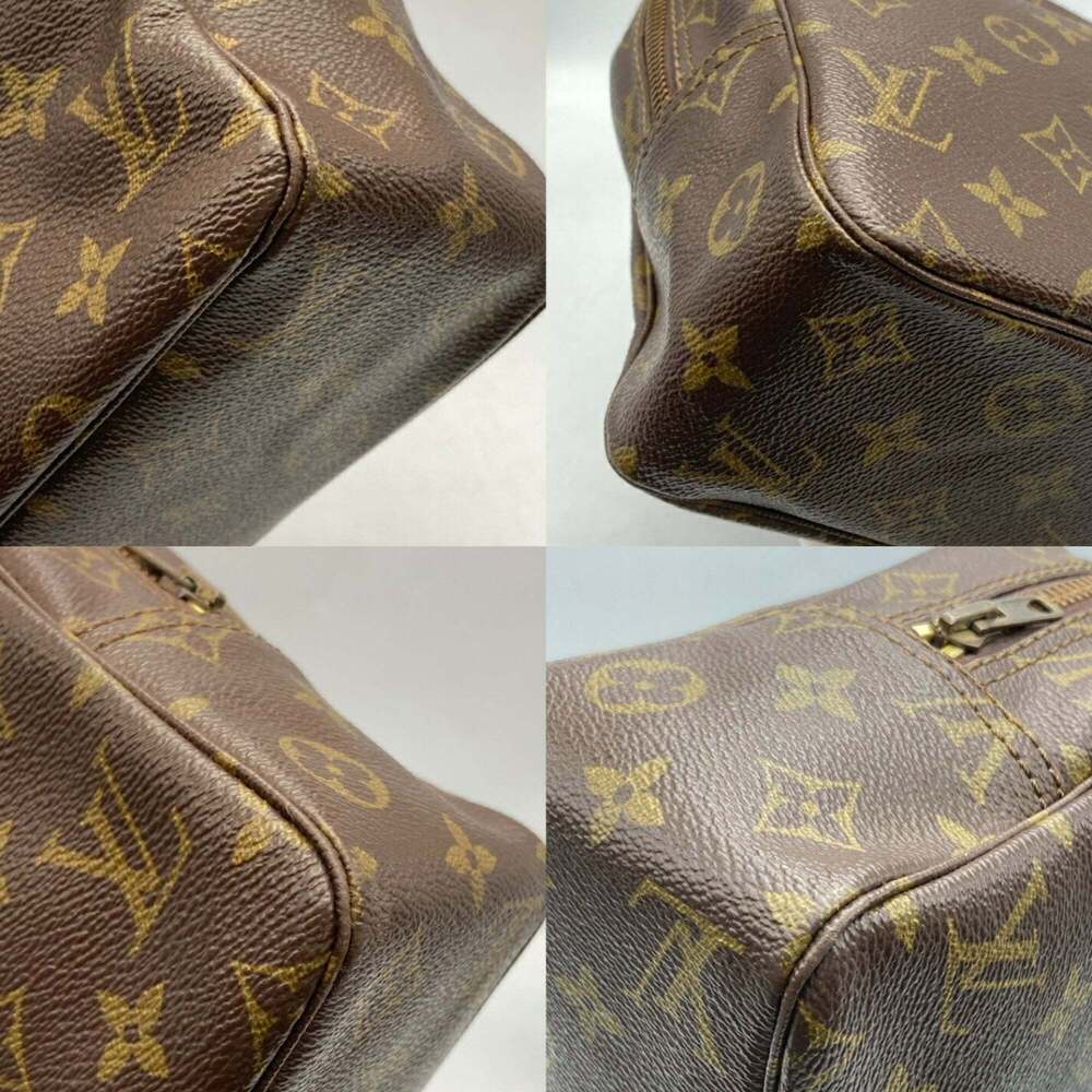LOUIS VUITTON Authentic Brown Monogram Clutch Bag - Picture 5 of 10